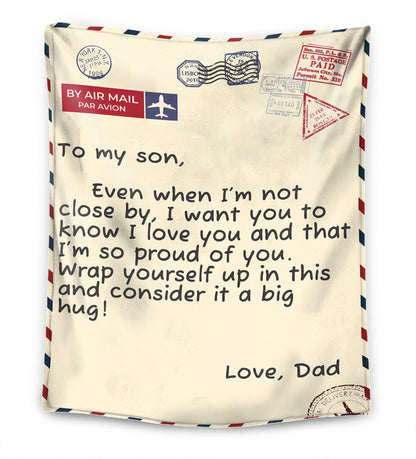 Father - For my Daughter / For my Son - Premium Blanket™ Ver. 3