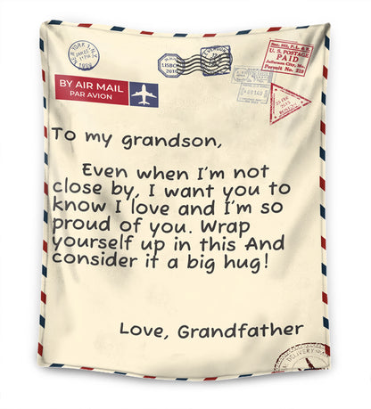 Grandfather - For my Granddaughter/For my Grandson - Premium Blanket™ Ver. 3