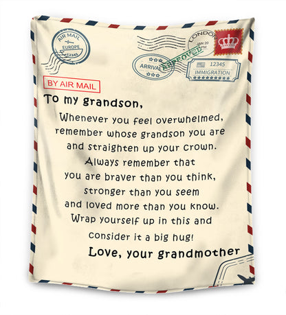 Grandmother - For my Granddaughter / For my Grandson - Premium Blanket™