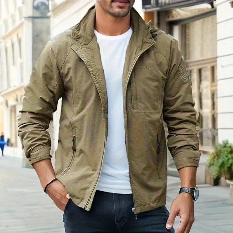 Men's Hooded Cagoule – Wind & Showerproof, Lightweight Everyday Jacket