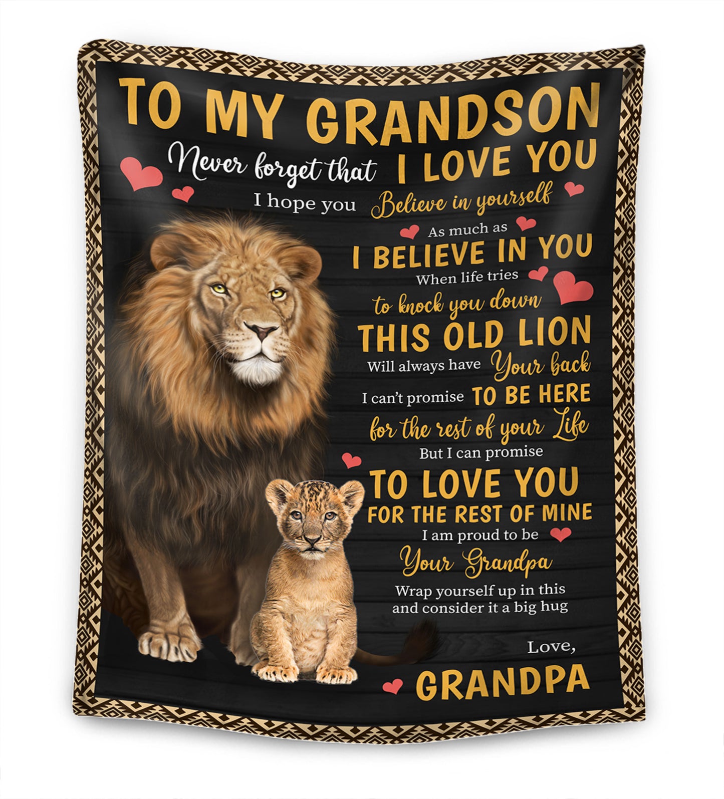 Always got your back - Grandpa to my Granddaughter/Grandson Premium Blanket™