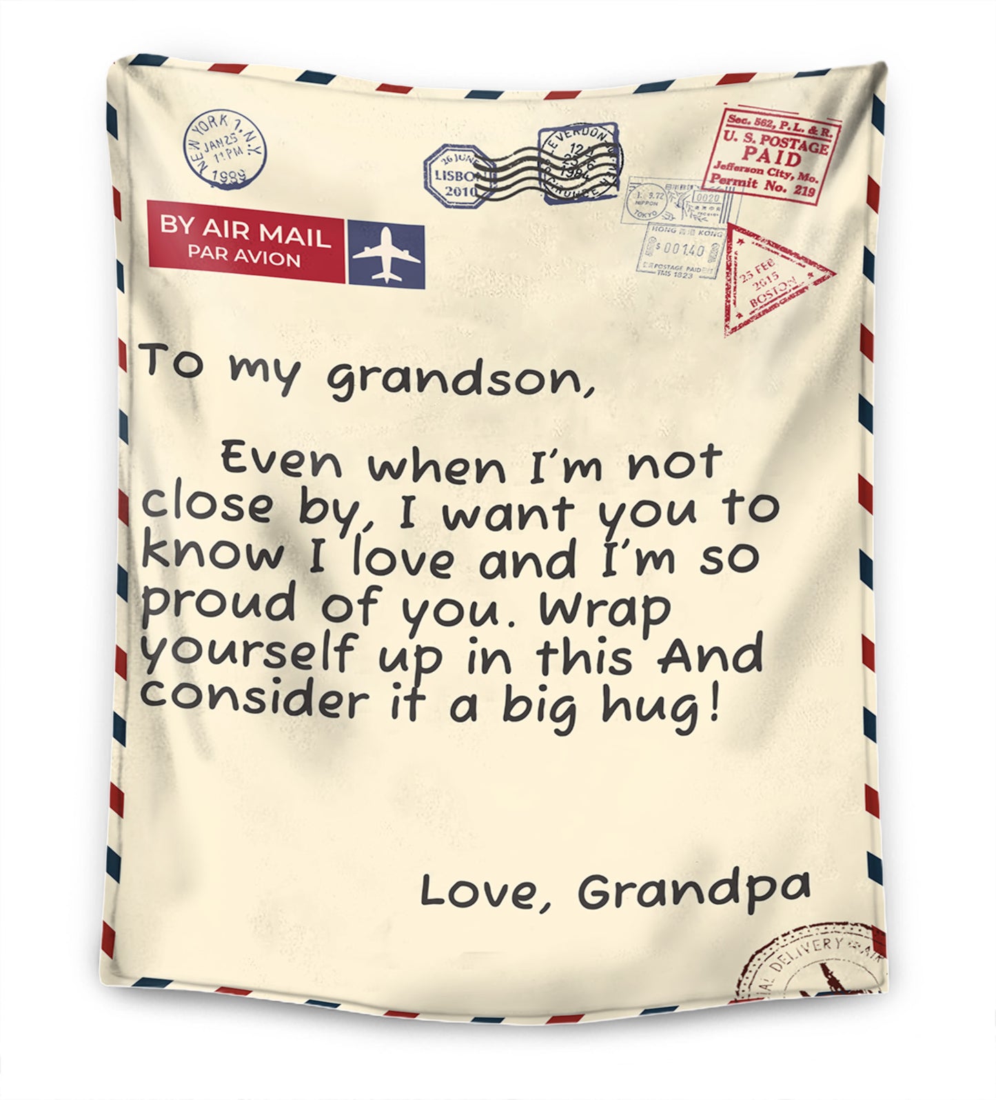 Grandfather - For my Granddaughter/For my Grandson - Premium Blanket™ Ver. 3