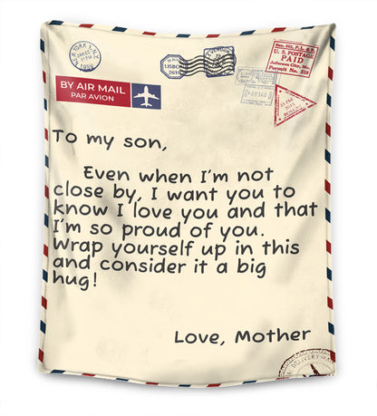 Mother - For my Daughter / For my Son - Premium Blanket™ Ver. 3