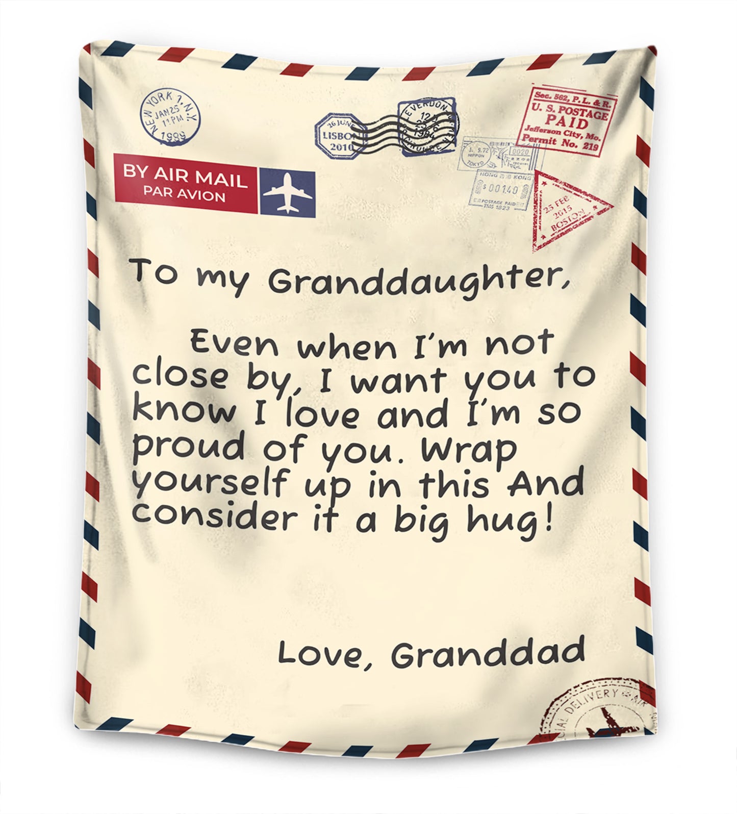 Grandfather - For my Granddaughter/For my Grandson - Premium Blanket™ Ver. 3