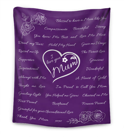 I love you Mum! Premium Blanket™