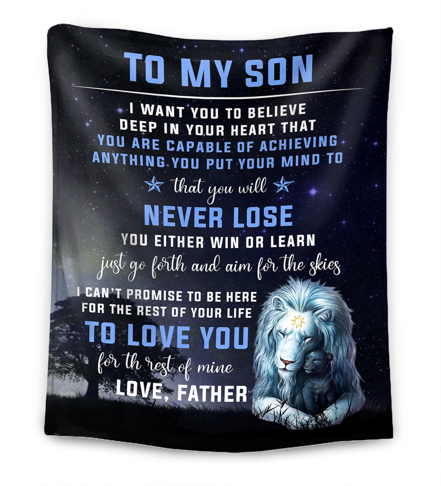 Believe in your heart - Father - For my daughter/ For my son Premium Blanket™