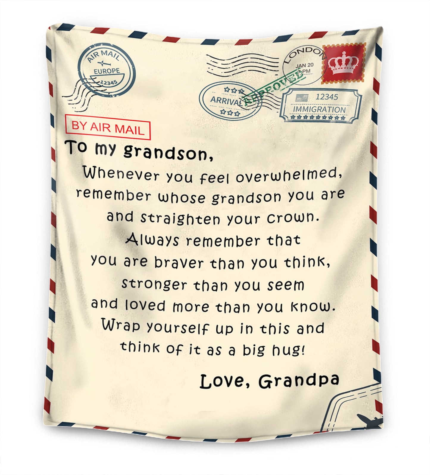 Grandfather - For my Granddaughter/For my Grandson - Premium Blanket™