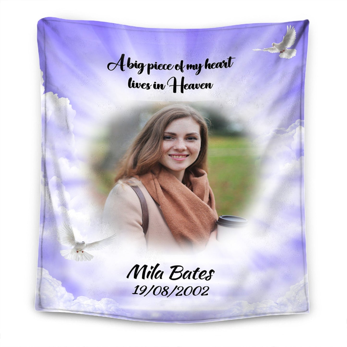 For a loved one in Heaven -  Personalized Premium Blanket™