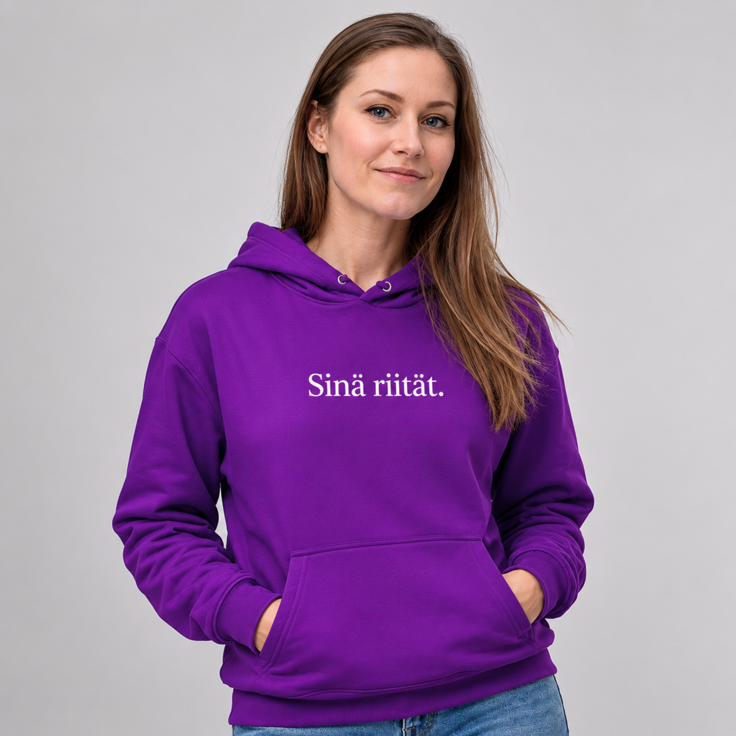 Sinä riität. -huppari