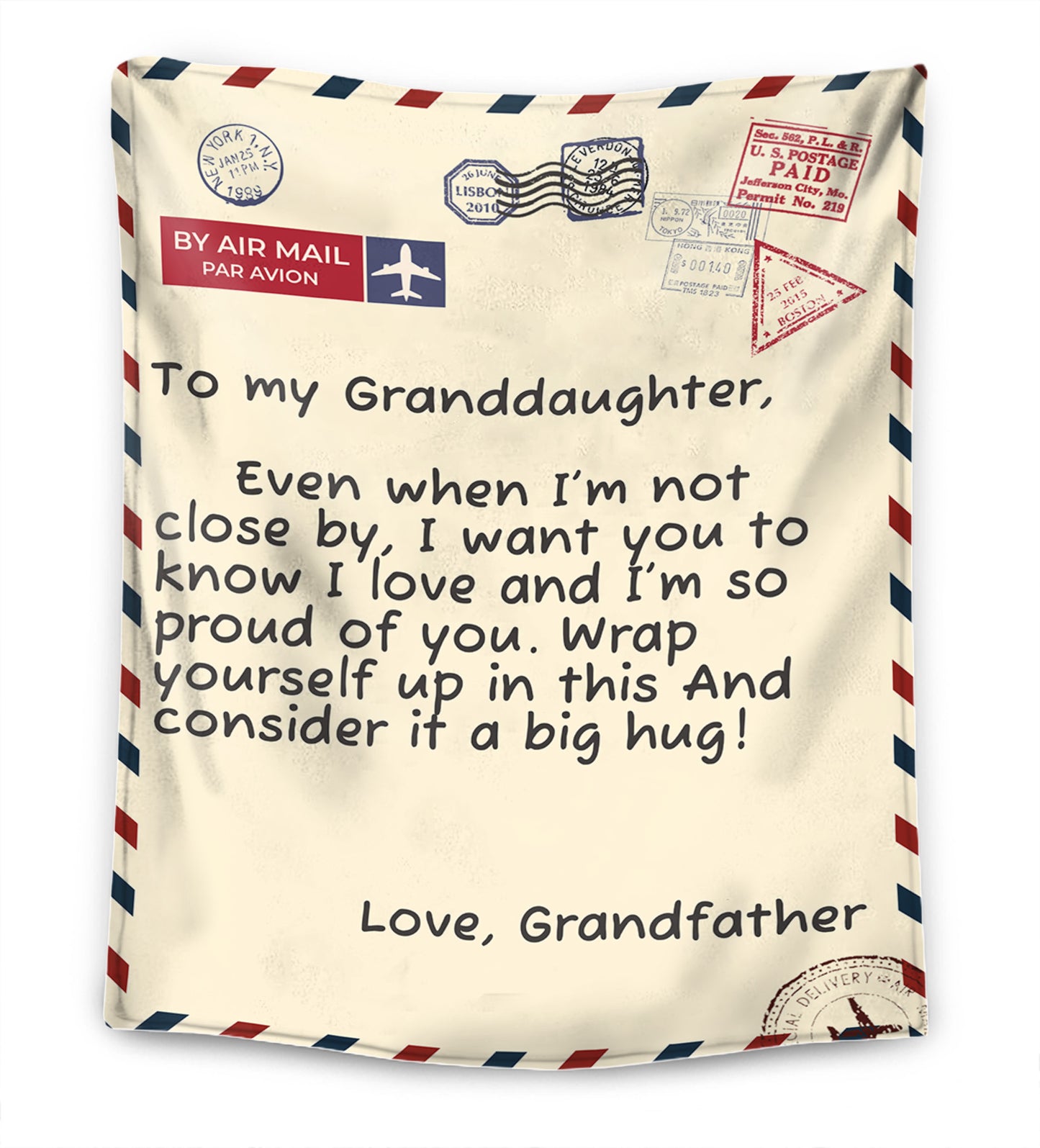 Grandfather - For my Granddaughter/For my Grandson - Premium Blanket™ Ver. 3