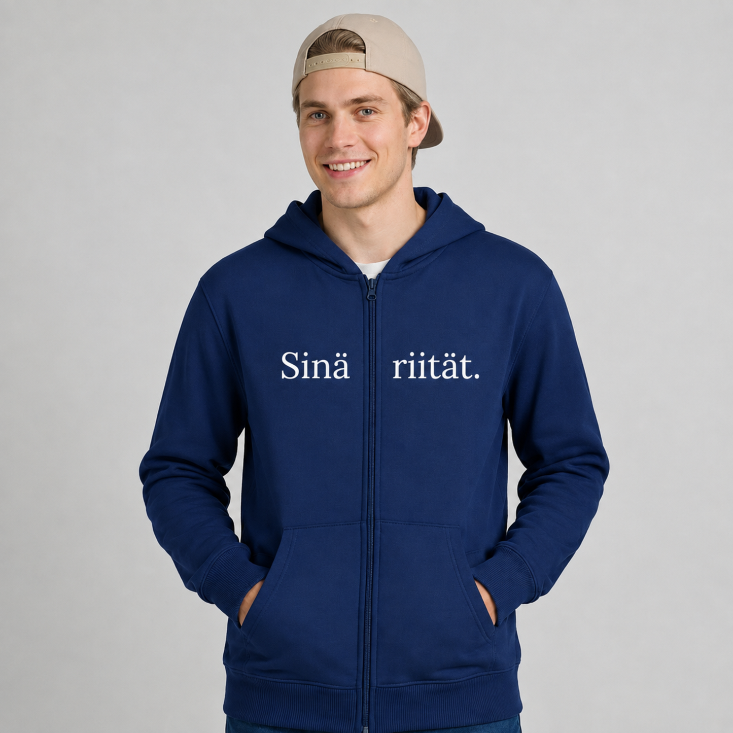Sinä riität. -vetoketjuhuppari