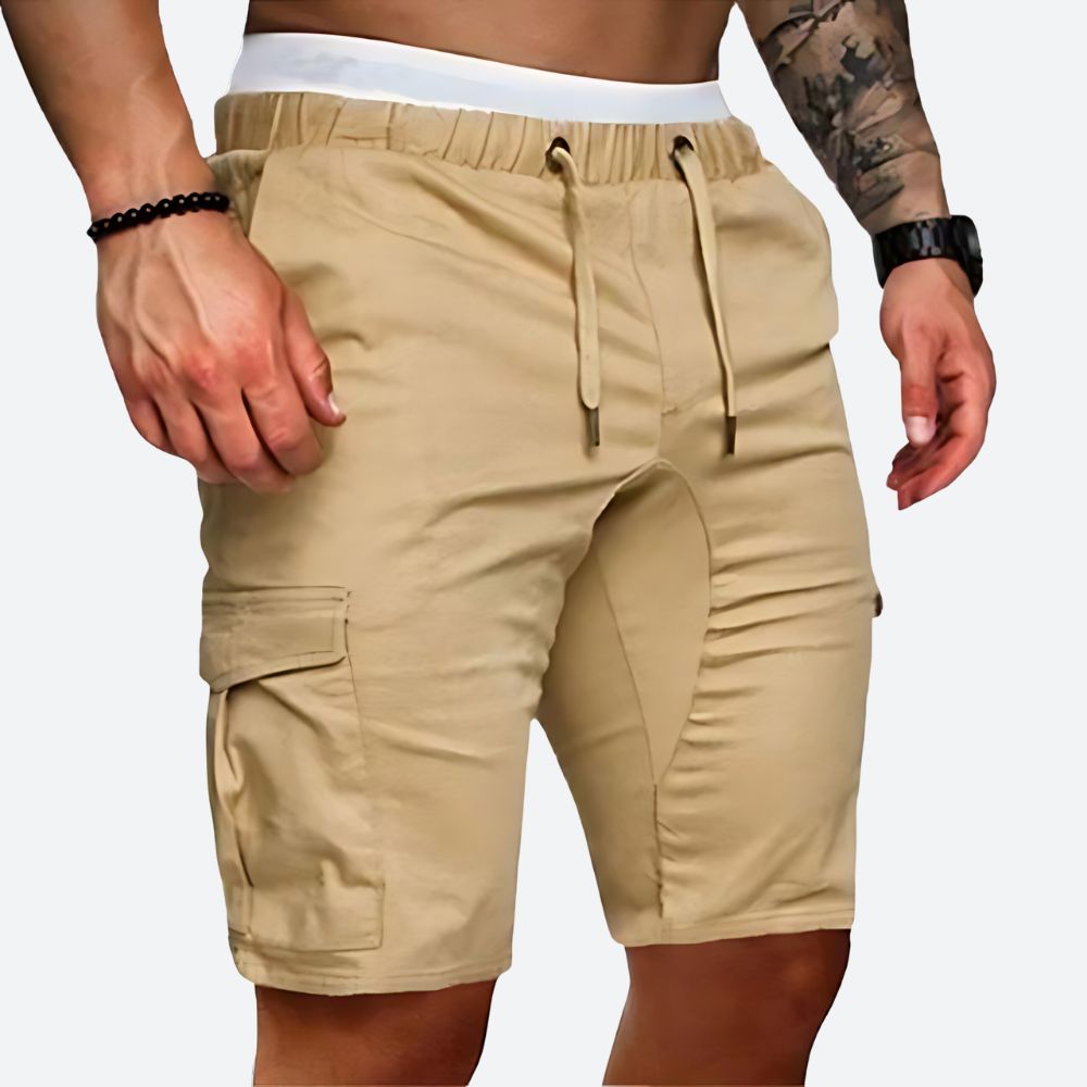 Men's Combat Shorts – Drawstring Waist, Relaxed Fit Summer Holiday