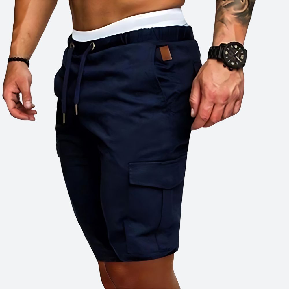 Men's Combat Shorts – Drawstring Waist, Relaxed Fit Summer Holiday