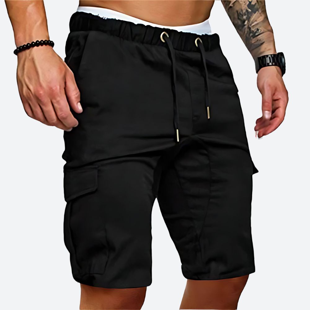 Men's Combat Shorts – Drawstring Waist, Relaxed Fit Summer Holiday