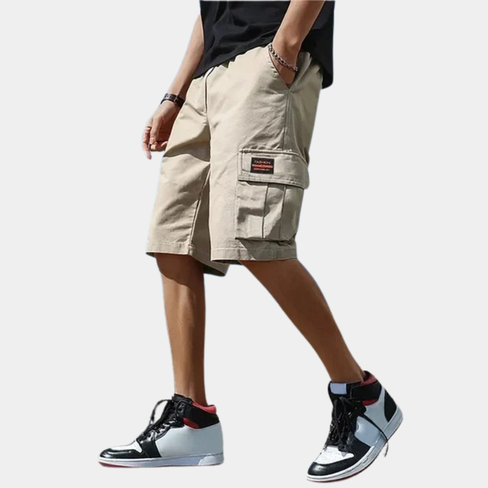 Men's Cargo Shorts – Multi-Pocket Cotton, Relaxed Fit Summer Wear