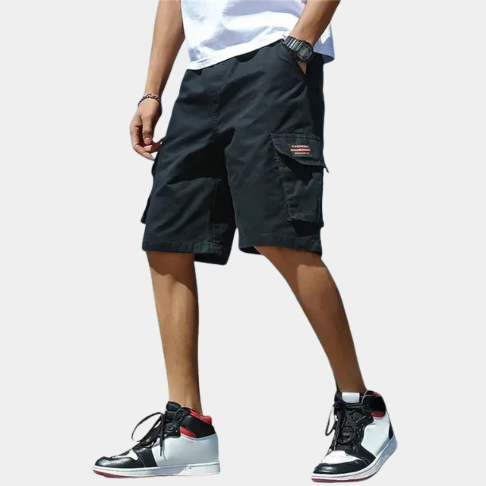 Men's Cargo Shorts – Multi-Pocket Cotton, Relaxed Fit Summer Wear