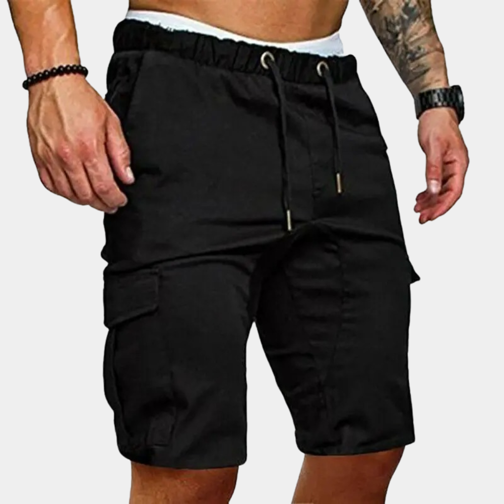 Men's Cargo Shorts – Utility Pocket Detail, Relaxed Fit for Casual Wear