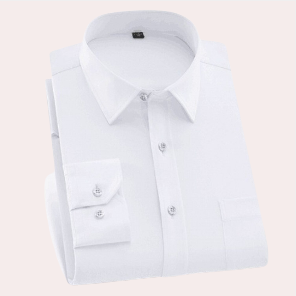 Men's Formal Shirt – Non-Iron, Slim Fit Smart Casual Wear