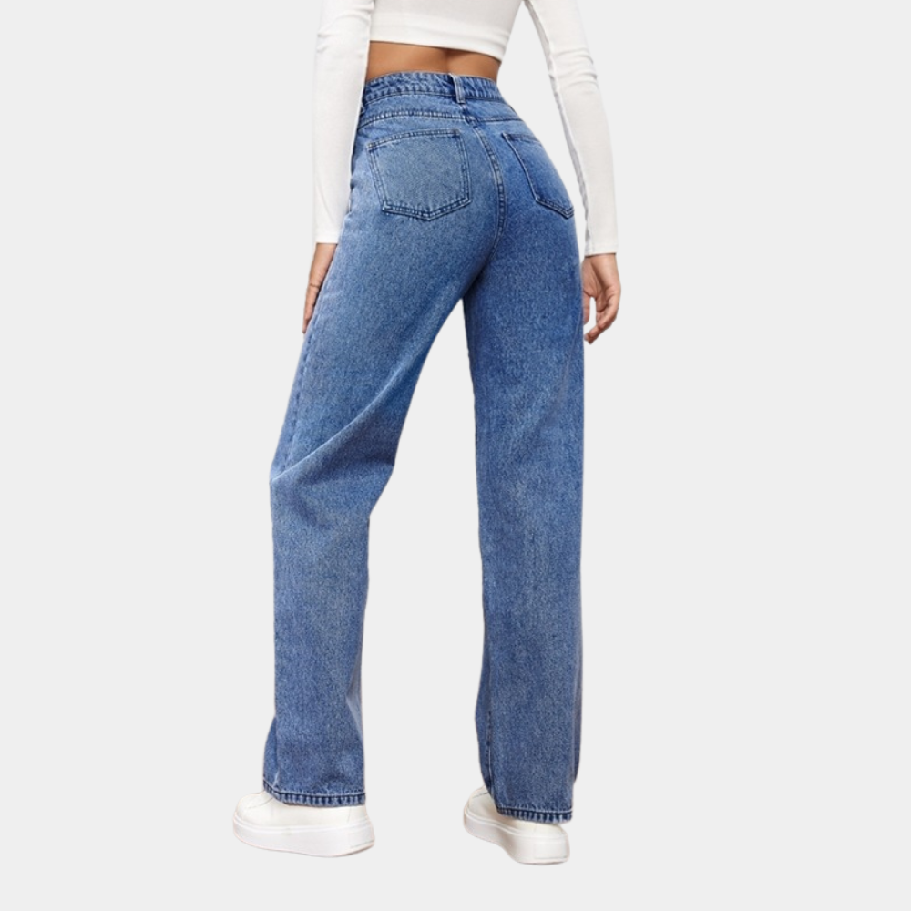 Women's Jeans – High Waisted, Straight Leg 90s Style