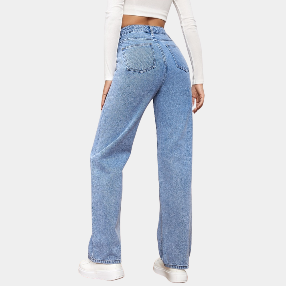 Women's Jeans – High Waisted, Straight Leg 90s Style