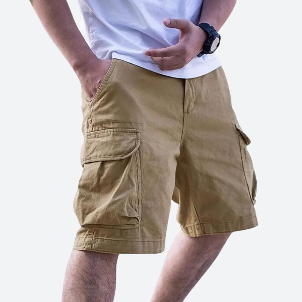 Men's Cargo Shorts – Vintage-Style Utility, Relaxed Fit Casual Summer