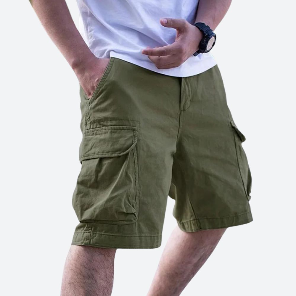 Men's Cargo Shorts – Vintage-Style Utility, Relaxed Fit Casual Summer