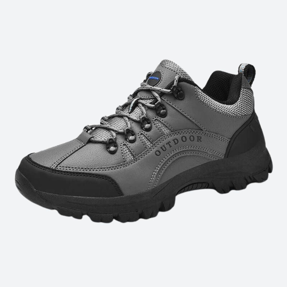 Men's Walking Shoes – Waterproof Leather, Cushioned Outdoor Hiking Trainers
