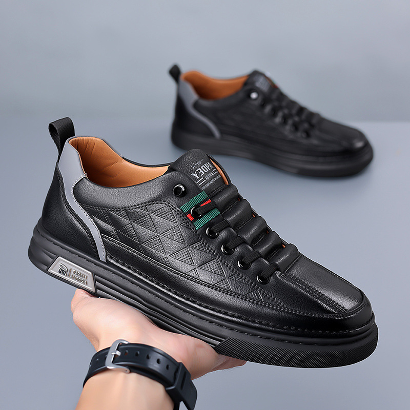Men's Smart Trainers – Quilted Design, All-Day Comfort Smart Casual Wear