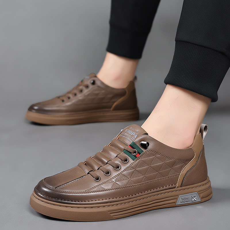 Men's Smart Trainers – Quilted Design, All-Day Comfort Smart Casual Wear
