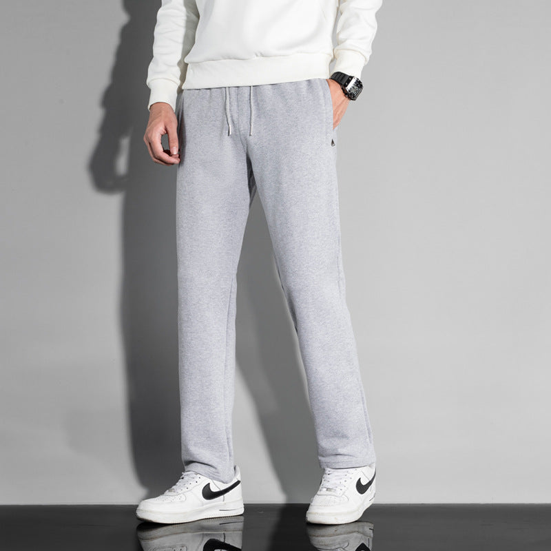 Men's Cotton Joggers – Drawstring, Straight Fit Loungewear Trousers
