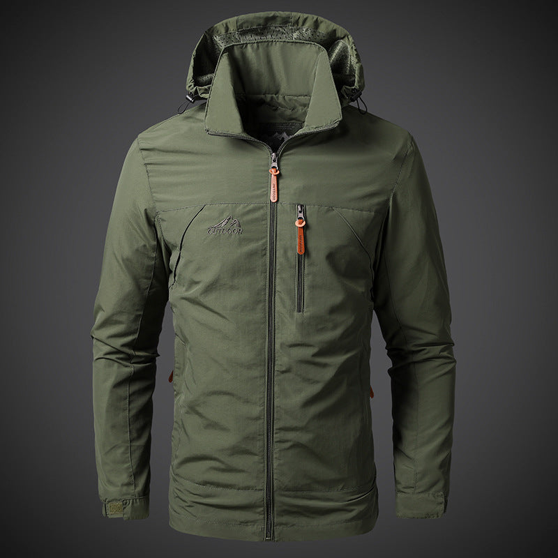Men's Cagoule – Waterproof Hooded, Slim Fit Walking Coat