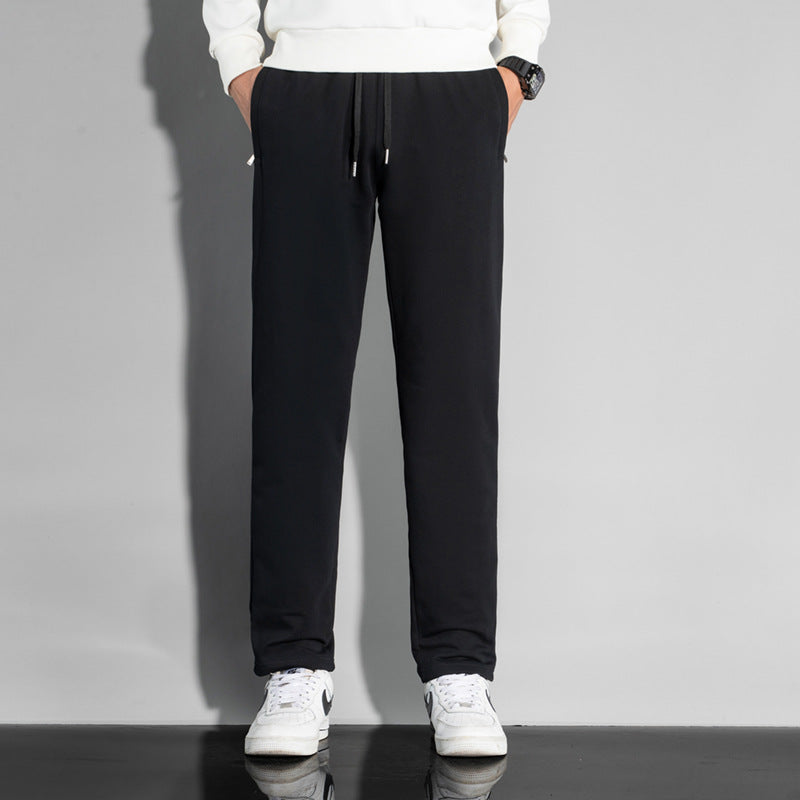 Men's Cotton Joggers – Drawstring, Straight Fit Loungewear Trousers