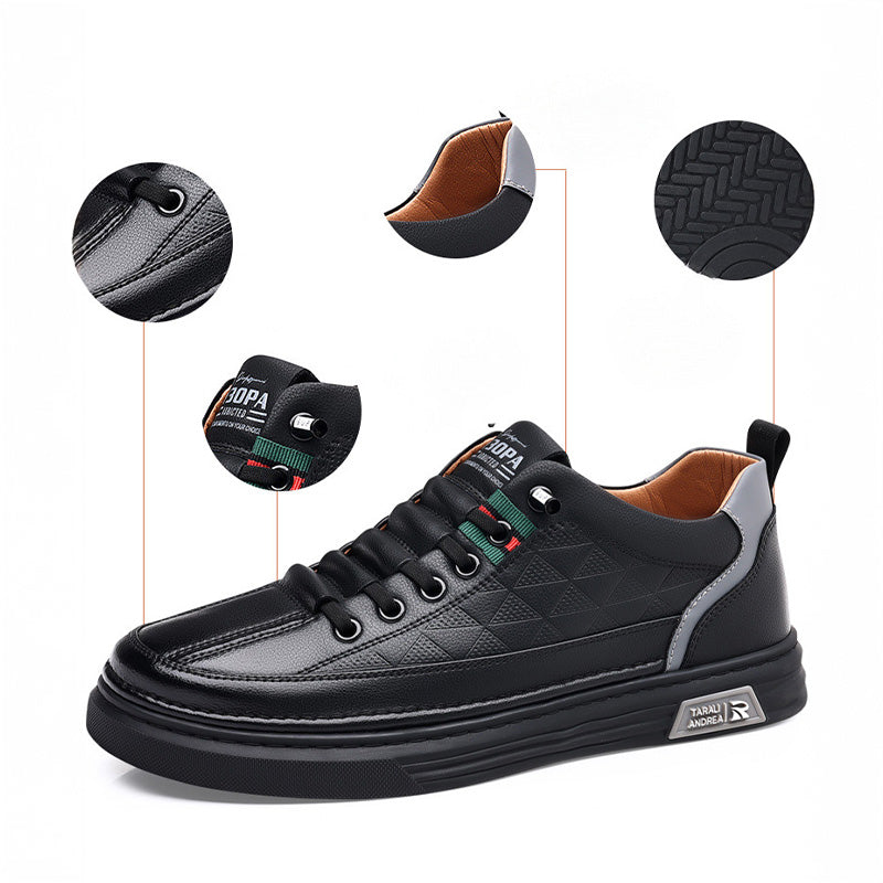 Men's Smart Trainers – Quilted Design, All-Day Comfort Smart Casual Wear