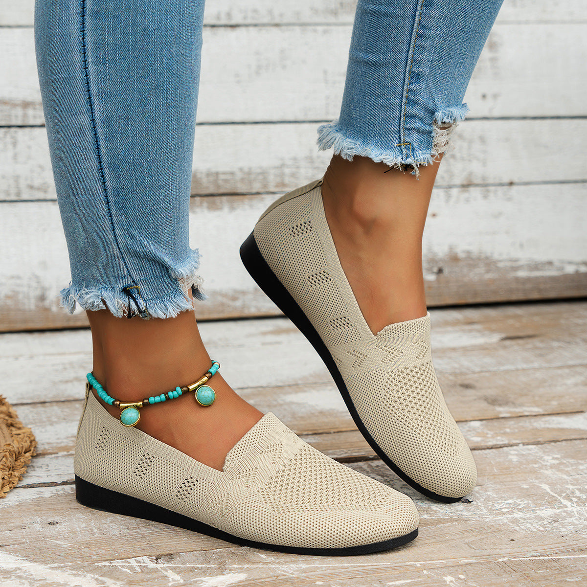 Women's Loafers – Breathable Mesh, Comfy Everyday Shoes