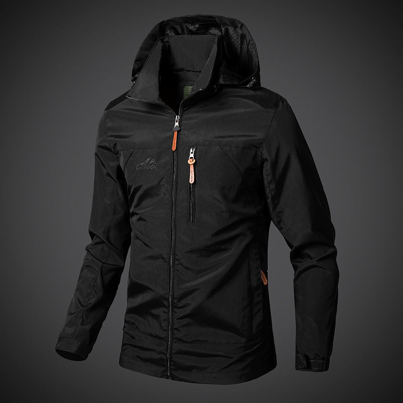 Men's Cagoule – Waterproof Hooded, Slim Fit Walking Coat