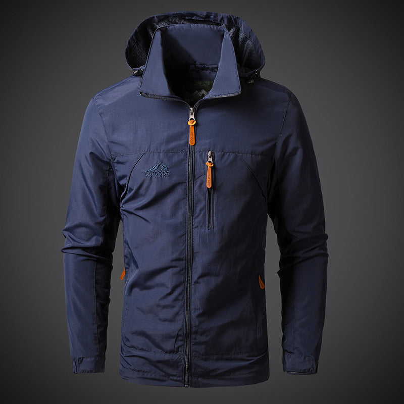Men's Cagoule – Waterproof Hooded, Slim Fit Walking Coat