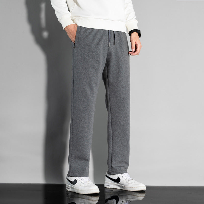 Men's Cotton Joggers – Drawstring, Straight Fit Loungewear Trousers
