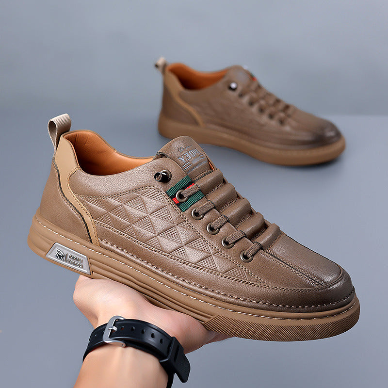 Men's Smart Trainers – Quilted Design, All-Day Comfort Smart Casual Wear
