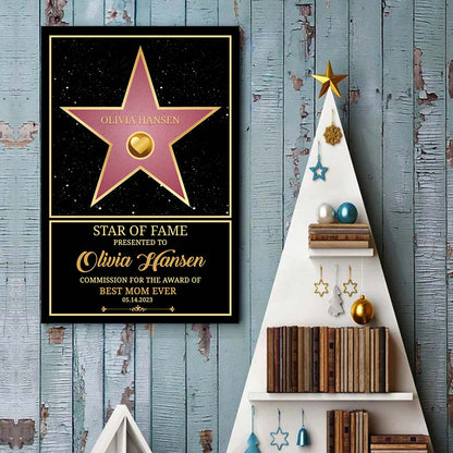 Personalized Star of Fame Award Poster™