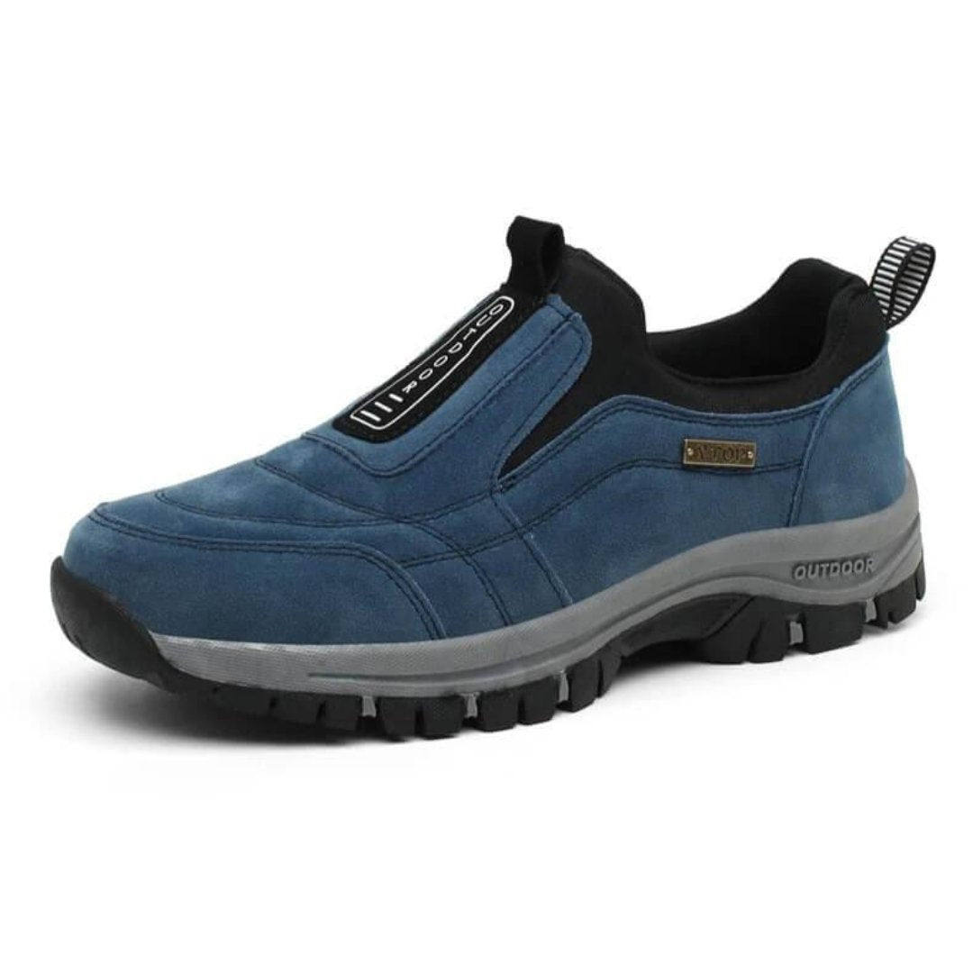 Men's Walking Shoes – Slip-On Design, Comfort Fit Casual Trainers