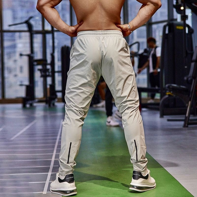 Men's Joggers – Reflective Tapered, Slim Fit Gym Trousers