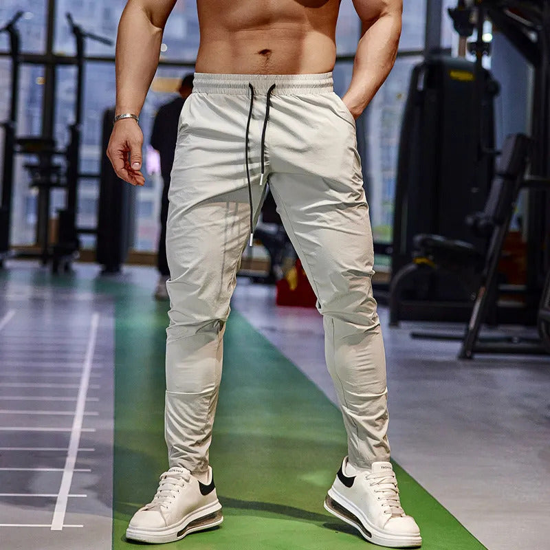 Men's Joggers – Reflective Tapered, Slim Fit Gym Trousers