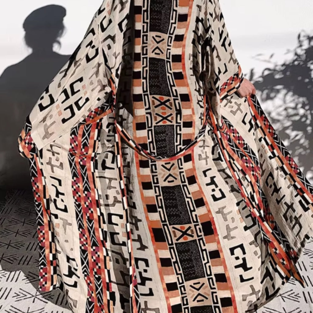 Boho Kimono Duster – Ethnic-Inspired Robe