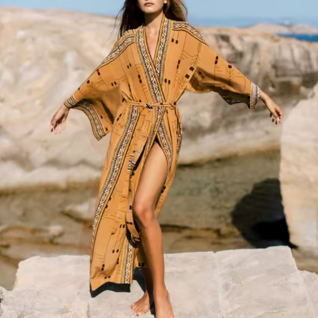 Boho Kimono Duster – Ethnic-Inspired Robe