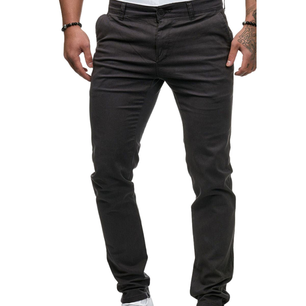 Men's Chinos – Cotton-Rich, Slim Fit Stretch Casual