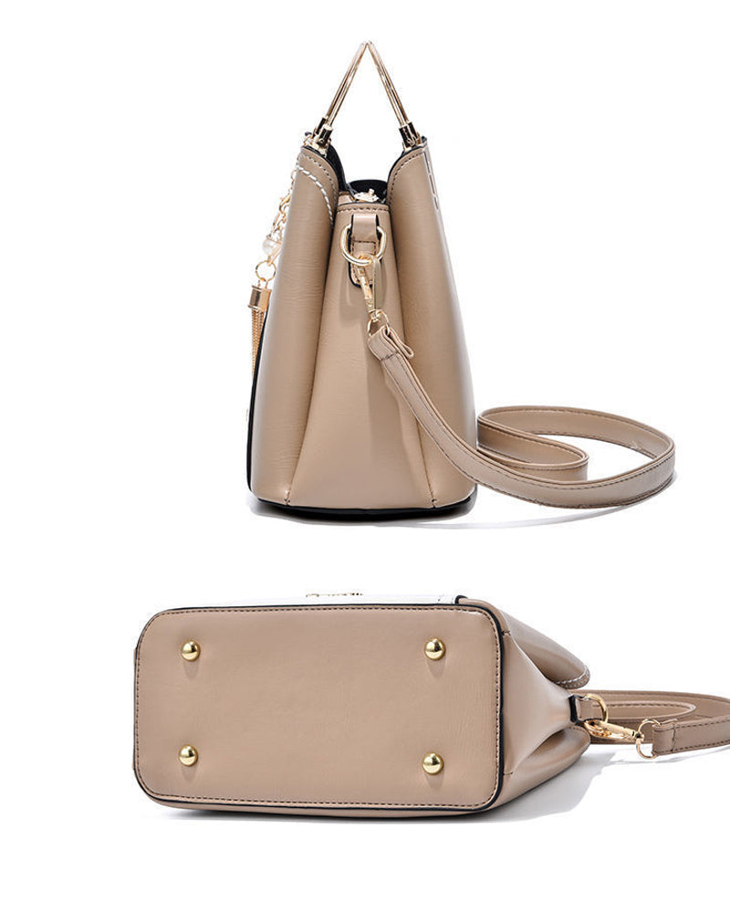 Ladies' Tote Bag – Heart Charm, Versatile Crossbody Bag