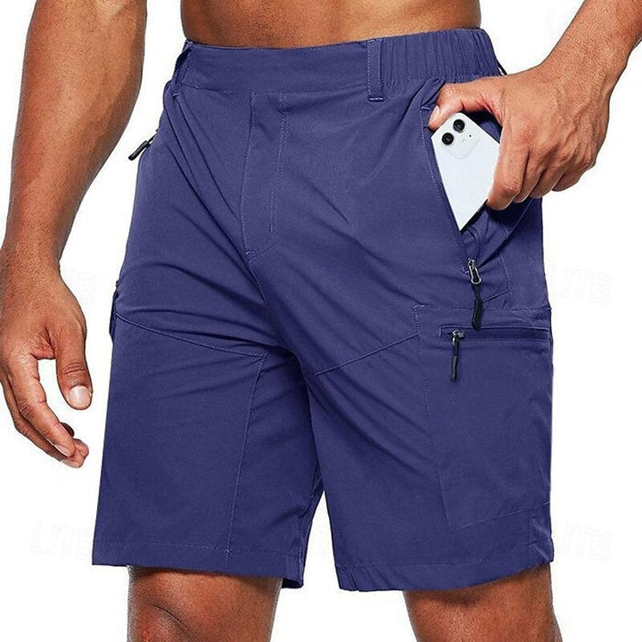 Men's Walking Shorts – Zipped Pockets, Quick-Dry Outdoor & Casual Wear