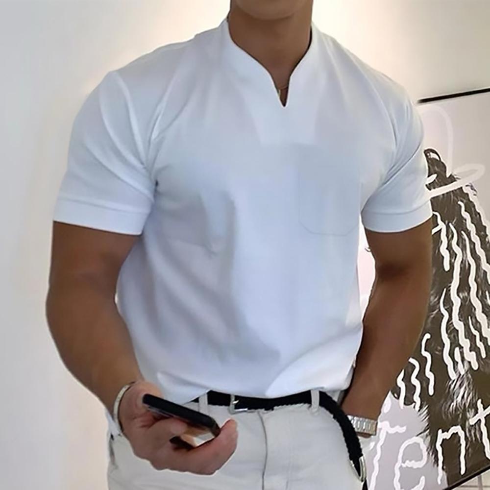 Men's Polo Shirt – Stand Collar Design, Breathable Smart Casual Top