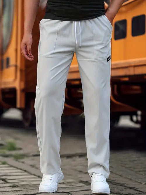 Men's Joggers – Stretch Fabric, Relaxed Fit Smart Casual
