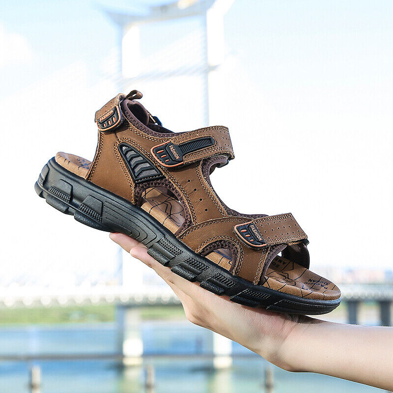 Men's Sandals – Adjustable Straps, Supportive Summer Walking